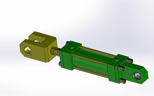 A0002798-拉杆液压缸 (DANIELI) (精整区域分杠杆) 63x35x160 毫米缩略图